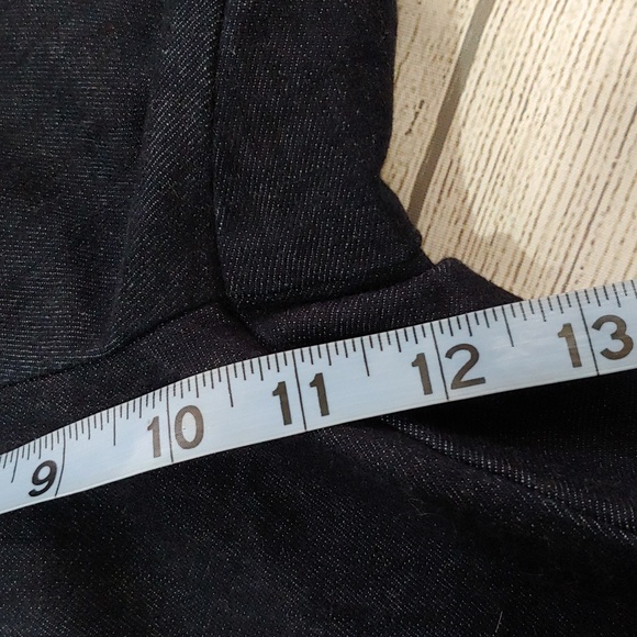 Soft Surroundings Pull-on Dark Blue Denim Jeans Medium - Picture 6 of 8